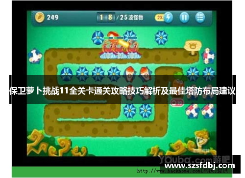 保卫萝卜挑战11全关卡通关攻略技巧解析及最佳塔防布局建议